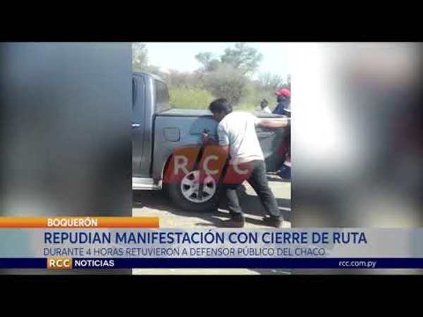 CRÓNICA DE UNA MANIFESTACIÓN "PACÍFICA" QUE SE TORNÓ VIOLENTA – CIERRE DE TRANSCHACO – LAGUNA NEGRA