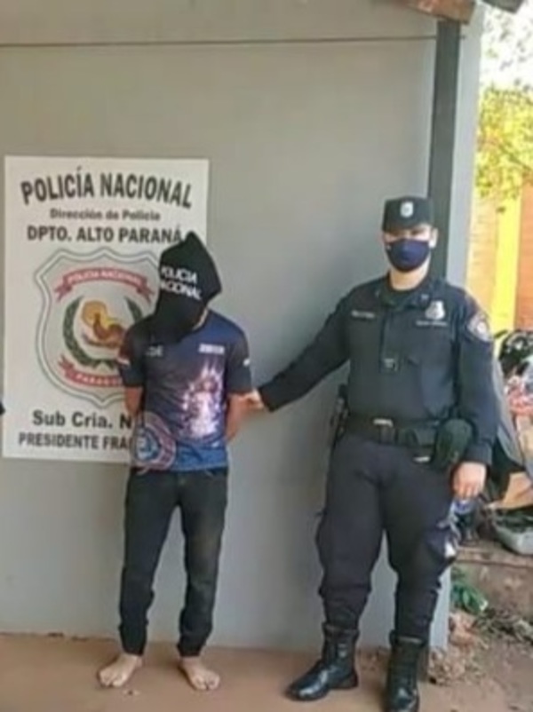 Capturan a presunto microtraficante en Franco