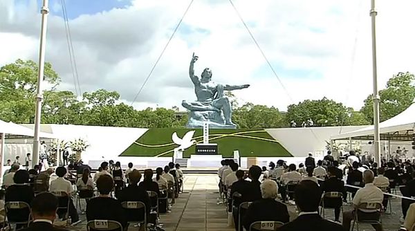 Nagasaki conmemora los 75 años del lanzamiento de la bomba atómica