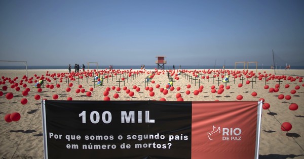 Brasil es el segundo país con más de 100.000 muertes por covid-19