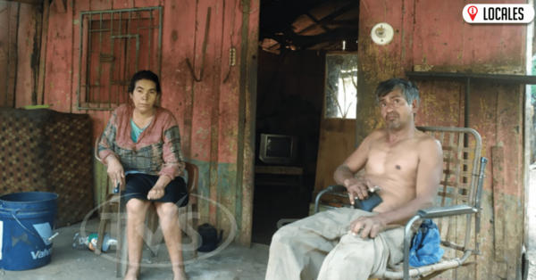 Solicitan ayuda para una pareja que vive en una extrema pobreza