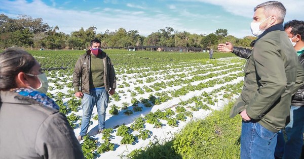 Abdo visita asentamiento en Luque e inaugura Banco de Tejidos