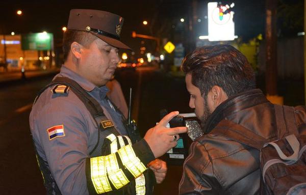 Patrulla Caminera justifica la realización de alcotest rápido poco confiable
