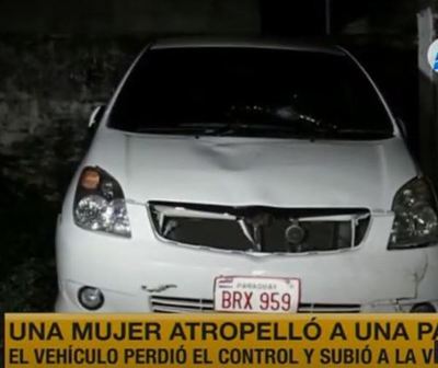 Mujer atropelló a una pareja y dio positivo a la prueba de alcotest