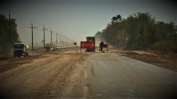 Solicitan mayor prudencia en zona de obras de la ruta de acceso a Loma Plata