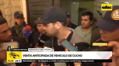 Autorizan la venta anticipada del Lamborghini de Cucho Cabaña - ABC Noticias - ABC Color