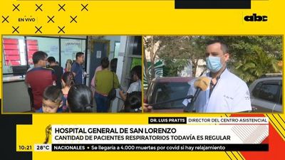 Hospital de Calle´i: consultas por cuadros respiratorios, a un nivel regular - ABC Noticias - ABC Color