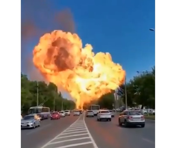 VIDEOS: Explosión de una gasolinera en Rusia deja al menos 12 heridos