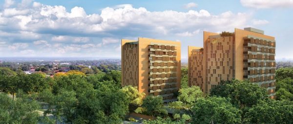 Nuevo condominio ofrece espacios verdes en Asunción
