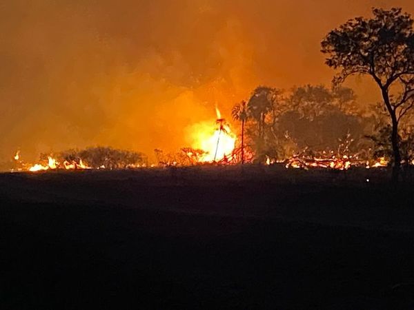 Incendios forestales mantienen en vilo a Bahía Negra y Reserva Pantanal - Nacionales - ABC Color