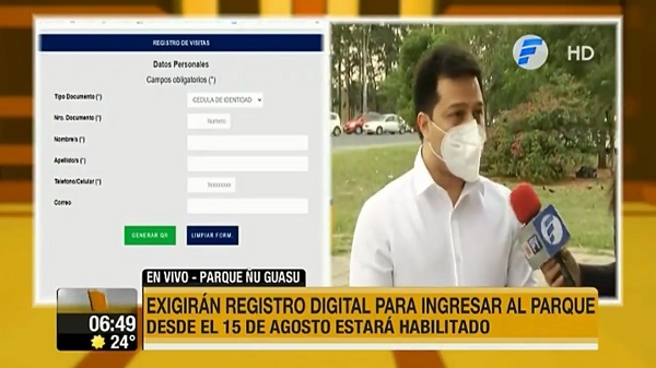 Exigirán registro digital para ingresar al parque Ñu Guasú