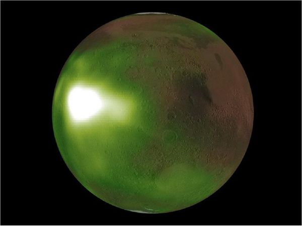 La NASA observa en Marte el destello de una extraña luz