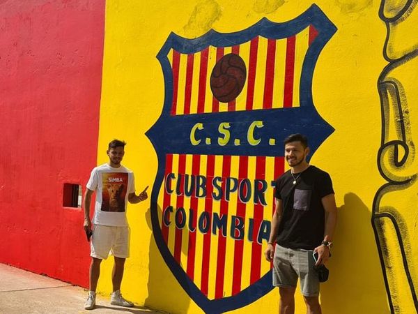 La solidaridad de los mellizos Romero: el Sport Colombia pintará el interior y el exterior del Alfonso Colmán - Fútbol - ABC Color