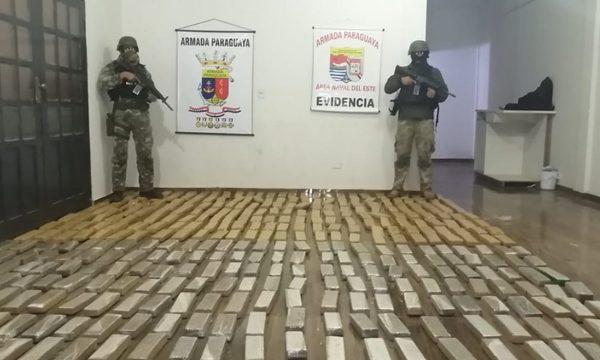 Marinos incautan 346 kilos de marihuana que  iban a ser llevados al Brasil, a través del Paraná – Diario TNPRESS