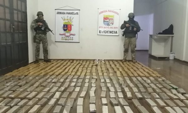 Marinos incautan 346 kilos de marihuana que iban a ser llevados al Brasil, a través del Paraná – Diario TNPRESS