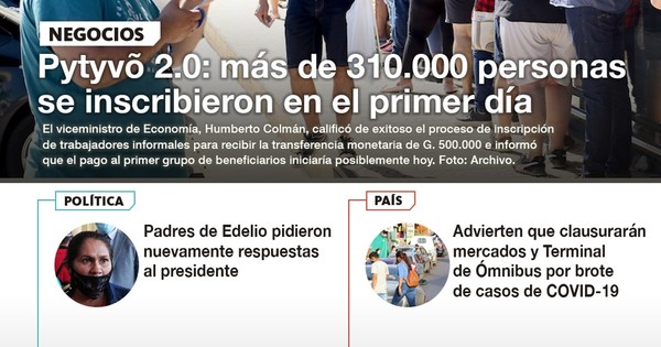 LN PM: Las noticias más importantes de la siesta