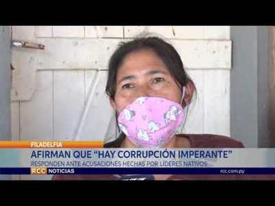 HAY UNA CORRUPCIÓN IMPERANTE DENTRO DE LAS COMUNIDADES INDÍGENAS, EXPRESAN