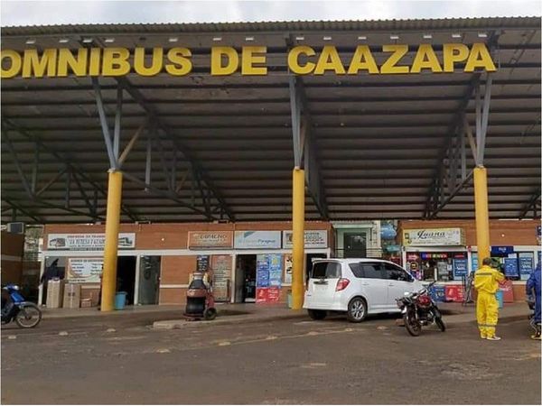 Caazapá: Cierran terminal de ómnibus por sospechas de pasajero con Covid-19
