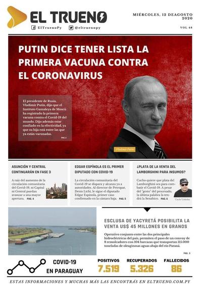 E-paper 12 de Agosto 2020 - El Trueno