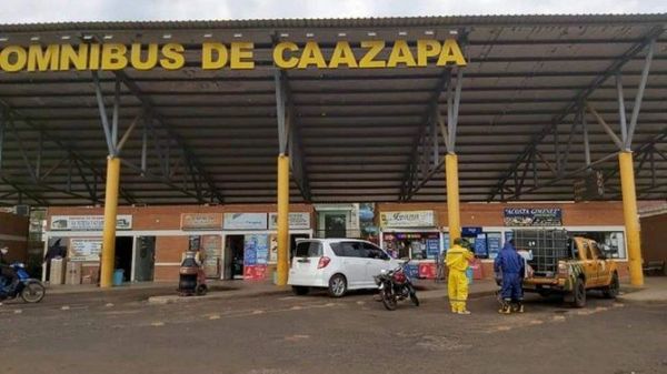 Caazapá: Cierran terminal de ómnibus por sospechas de pasajero con Covid-19