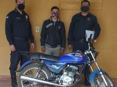 Robó una moto, quiso devolver pero fue detenido