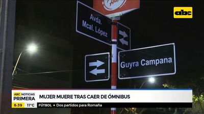 Una mujer murió tras caer de un bus sobre la Avda. Mcal. López - ABC Noticias - ABC Color