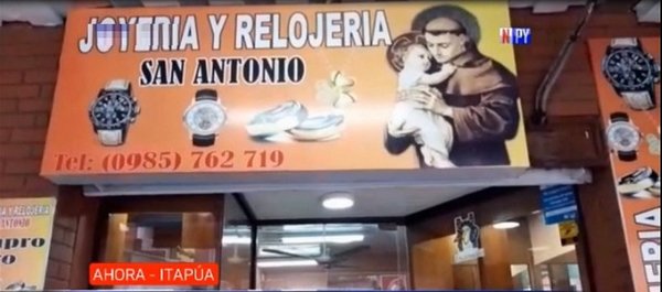 Millonario robo a joyería en pleno centro de Encarnación | Noticias Paraguay