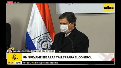 Policía volverá a recorrer las calles para evitar aglomeraciones - ABC Noticias - ABC Color