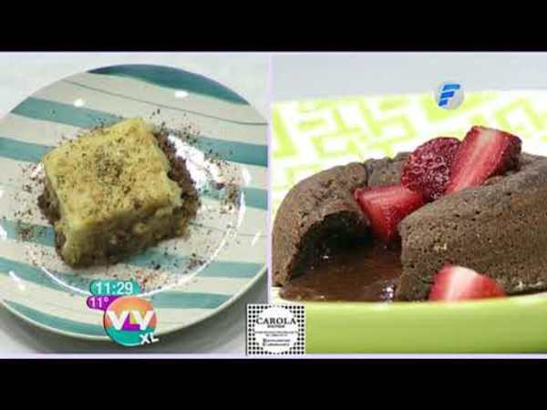 Pastelón de carne y Coulant de chocolate y caña | Recetas en Vive la Vida XL