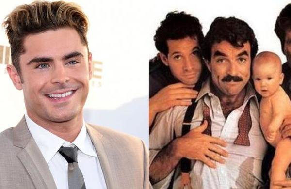Zac Efron protagonizará una nueva versión de 'Tres hombres y un bebé' - SNT