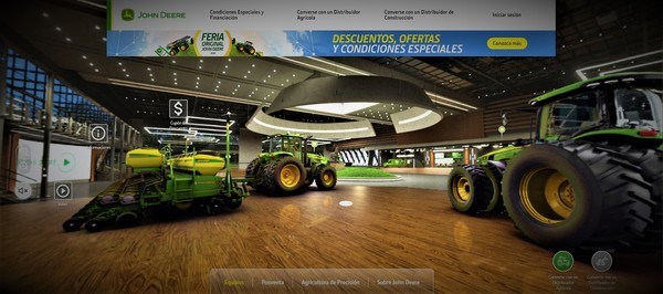 Feria Original Automaq John Deere sorprende con plataforma digital y experiencia 3D