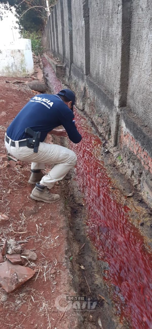 Dos funcionarios municipales detenidos tras contaminación de arroyo por matadero