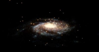 Una galaxia similar a la Vía Láctea detectada a 12.000 millones de años luz