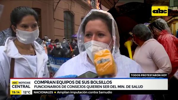 Funcionarios de Salud compran equipos de bioseguridad de sus bolsillos - ABC Noticias - ABC Color