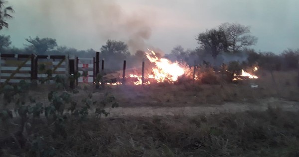 Fiscal interviene en incendio en Fuerte Olimpo, Chaco
