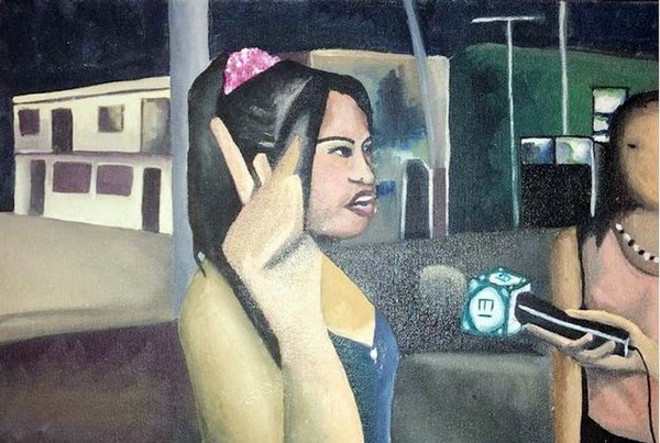 Bolonqui por cuadro de famosa transexual | Crónica