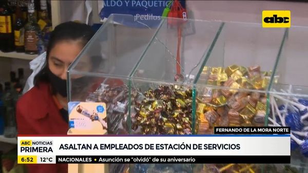 Asaltan a empleados de estación de servicios en Fernando de la Mora - ABC Noticias - ABC Color