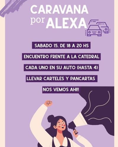 Convocan a caravana por Alexa este sábado - Nacionales - ABC Color
