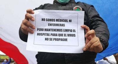 Funcionarios administrativos del Hospital del Trauma también exigen pago por exposición a COVID-19