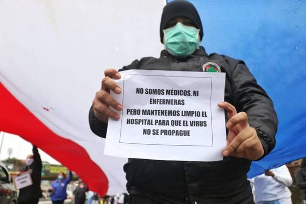 Funcionarios del Hospital de Trauma exigen pago de gratificación – Prensa 5