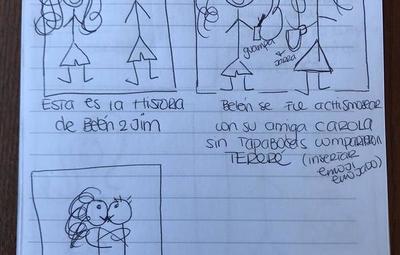 Con dibujitos, doctora explica el Covid-19 por nexo epidemiológico
