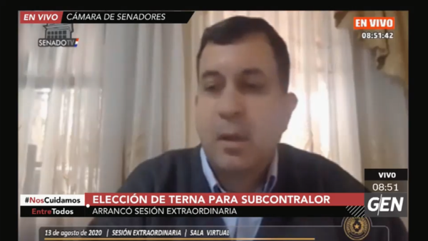 HOY / Sesión extraordinaria de la Cámara de Senadores para elegir la terna para subcontralor general de la República