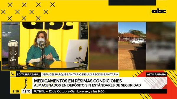 Depósito de medicamentos en Alto Paraná: afirman que autoridades sabían del caso - ABC Noticias - ABC Color