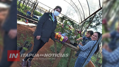 CAH IMPULSÓ EMPRENDIMIENTO DE FLORES Y HORTICULTURA DE JOVEN PAREJA DE ITAPÚA