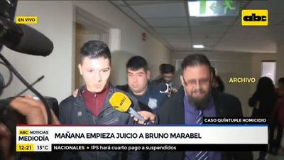 Quíntuple homicidio en el microcentro: mañana empieza el juicio a Bruno Marabel - ABC Noticias - ABC Color