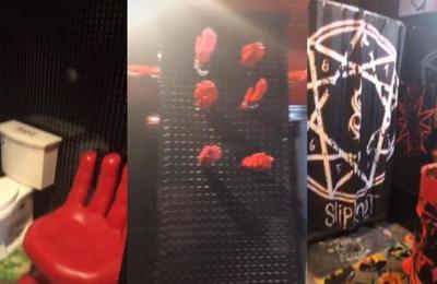 Mamá fanática de Slipknot diseñó un baño temático de la banda de metal: su hija lo mostró en TikTok - SNT