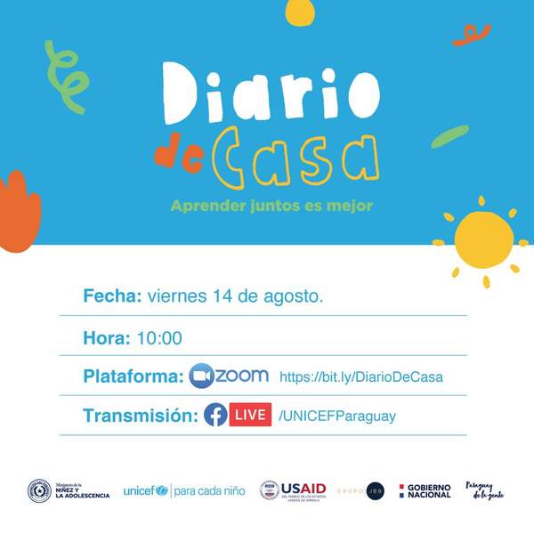 Diario de Casa: propuesta de UNICEF y MINNA dirigida a niños y adolescentes en cuarentena
