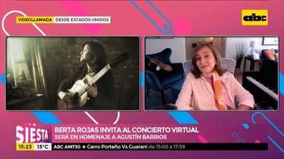 Berta Rojas invita al concierto virtual en homenaje a “Mangoré” - Ensiestados - ABC Color