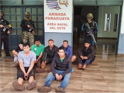Prefectura Naval del Este aprehende a siete hombres en Hernandarias