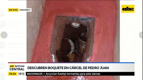 PJC: Túnel estaba “casi terminado” y habría permitido otra fuga de un centenar de internos - Nacionales - ABC Color